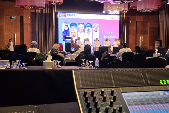 View of Stage from Sound Desk Yamaha MC7L