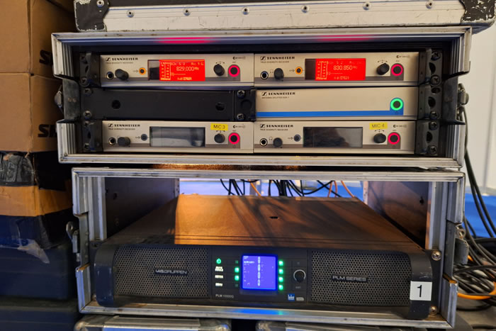 LabGruppen PLM Amplifier & Sennheiser TX/RX Wireless Units