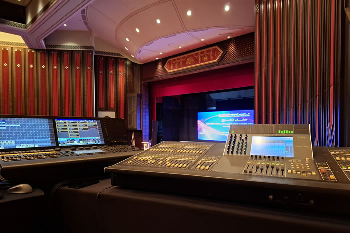 View of the Stage from Control Position